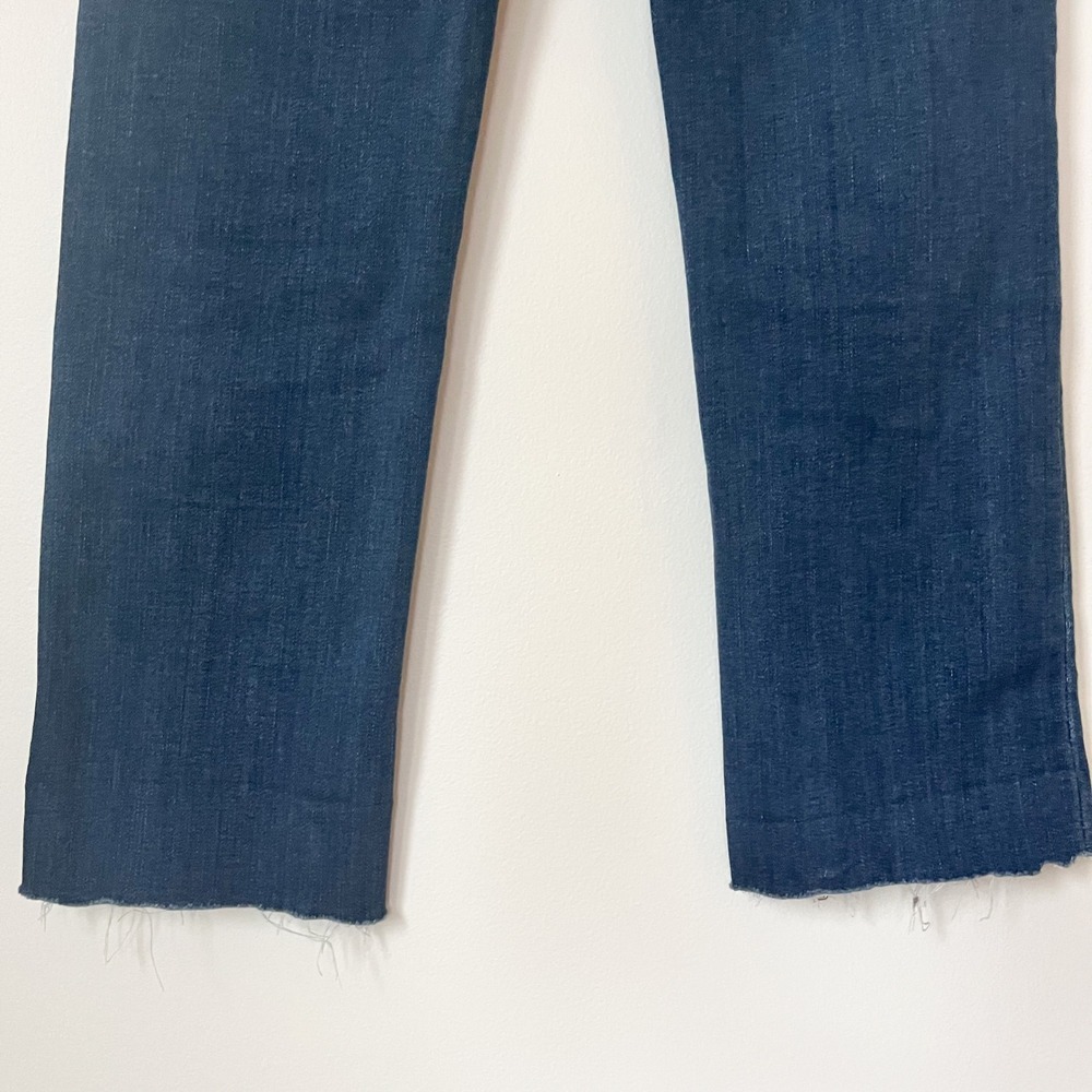 Judy Blue Straight Fit Distressed Denim Jeans Womens 28 Dark Wash Straight Leg - Picture 9 of 14